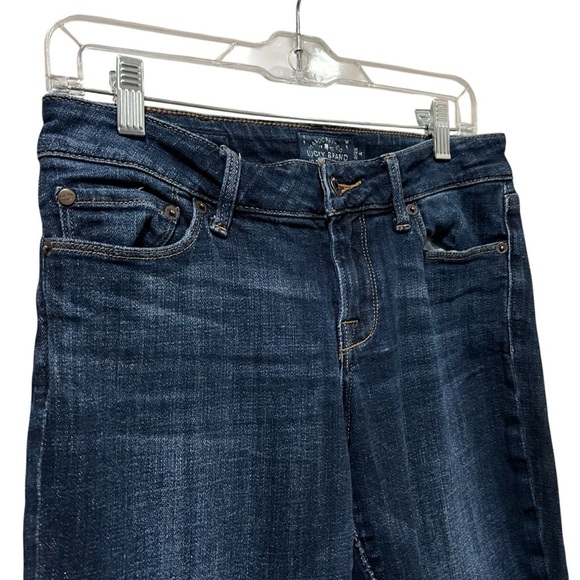 Lucky Brand 2 Lolita Dark Wash Raw Hem Ankle Skinny Jeans Y6 - Picture 3 of 6